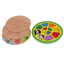 Wood 5 in 1 Set Chess Board Game Checkerboard Strategy Kids Educational Toy