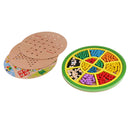 Wood 5 in 1 Set Chess Board Game Checkerboard Strategy Kids Educational Toy