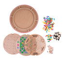 Multifunctional 10 in 1 Chess Game Board Game Set for Kids Adult Portable Wooden Toys