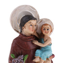 Resin Religious Man Figurine Priest Holding the Baby Sculpture for Home Decor