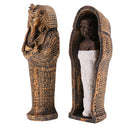 Ancient Egypt Coffin with Mummy Figurine for Home Decoration Resin Craft