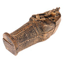 Novelty Ancient Mummy + Coffin Model Miniature Set for Sandplay Sand Table Games Diorama Layout Accessory Toys Black