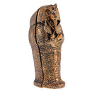 Novelty Ancient Mummy + Coffin Model Miniature Set for Sandplay Sand Table Games Diorama Layout Accessory Toys Black