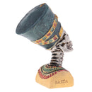 2.56'' Ancient Egyptian Skeleton Sculpture Resin Skull Figurine Statue for Home Decor