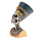 2.56'' Ancient Egyptian Skeleton Sculpture Resin Skull Figurine Statue for Home Decor