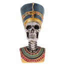2.56'' Ancient Egyptian Skeleton Sculpture Resin Skull Figurine Statue for Home Decor