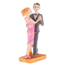 1 Pair Sweety Lovers Couple Miniatures Fairy Garden Statue Resin Craft Ornament
