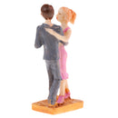 1 Pair Sweety Lovers Couple Miniatures Fairy Garden Statue Resin Craft Ornament
