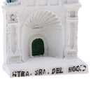 DIY Resin Rossio Cathedral Model Statue Miniature for Sandpaly Sandspiel Game Accessory White