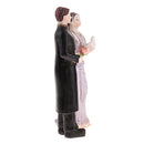 3 Pair Sweety Lovers Couple Miniatures Fairy Garden Statue Resin Craft Ornament