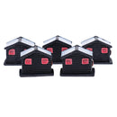 5PCS Resin Mini Miniatures Emergency House Figurine Home Garden Decoration