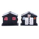 5PCS Resin Mini Miniatures Emergency House Figurine Home Garden Decoration