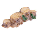 DIY Stump Bridge Miniature Resin Garden Flower Pot Plant Home Decor Figurine