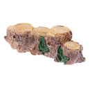 DIY Stump Bridge Miniature Resin Garden Flower Pot Plant Home Decor Figurine
