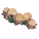 DIY Stump Bridge Miniature Resin Garden Flower Pot Plant Home Decor Figurine