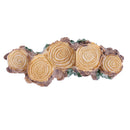 DIY Stump Bridge Miniature Resin Garden Flower Pot Plant Home Decor Figurine