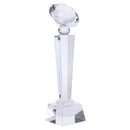 27cm Diamond Tops Crystal Trophy Cup Encourage Souvenir for Championship 1Pc