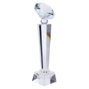 Crystal Quartz 29cm Diamond Tops Trophy Award for Soprts Competition Winner