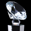 Crystal Quartz 29cm Diamond Tops Trophy Award for Soprts Competition Winner