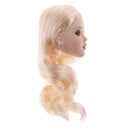 1/6 Scale Asian Beauty Head Sculpture Sculpt for 12'' Hot Toys Action Figure