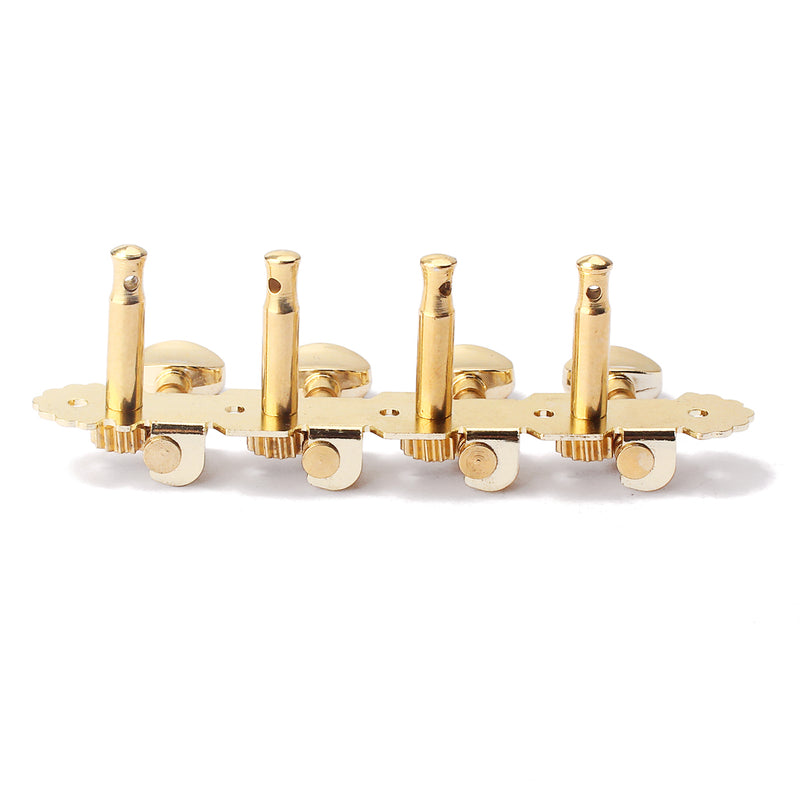 1 Set 4R4L Tuning Pegs Tuning Keys Tuner Gold for Mandolin 8 Strings Guitar Accessory 4.6 x 1.65 x 1.49inch