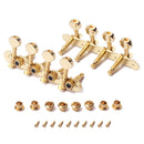 1 Set 4R4L Tuning Pegs Tuning Keys Tuner Gold for Mandolin 8 Strings Guitar Accessory 4.6 x 1.65 x 1.49inch