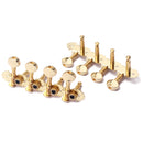 1 Set 4R4L Tuning Pegs Tuning Keys Tuner Gold for Mandolin 8 Strings Guitar Accessory 4.6 x 1.65 x 1.49inch