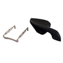 Violin Ebony Parts Set 4/4 Tuning Pegs with Chinrest Endpin Tailpiece Bridge Clamp