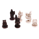 Vintage Chinese Terracotta Warriors 32 Chess Set Wood Table Chess Games Toys Gift