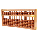 Vintage Chinese Wooden Bead Abacus Arithmetic Calculating Tool 13 Digits Calculator Counting Collection Gift for Children Adult