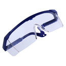Safety Glasses with Clear Anti-scratchy Wrap-Around Lenses and No-Slip Grips,UV Adjustable Workplace Clear Protective Glasses