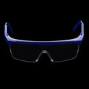 Safety Glasses with Clear Anti-scratchy Wrap-Around Lenses and No-Slip Grips,UV Adjustable Workplace Clear Protective Glasses