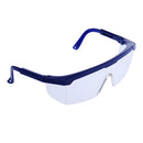 Safety Glasses with Clear Anti-scratchy Wrap-Around Lenses and No-Slip Grips,UV Adjustable Workplace Clear Protective Glasses