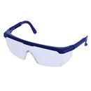 Safety Glasses with Clear Anti-scratchy Wrap-Around Lenses and No-Slip Grips,UV Adjustable Workplace Clear Protective Glasses
