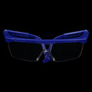Safety Glasses with Clear Anti-scratchy Wrap-Around Lenses and No-Slip Grips,UV Adjustable Workplace Clear Protective Glasses