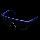 Safety Glasses with Clear Anti-scratchy Wrap-Around Lenses and No-Slip Grips,UV Adjustable Workplace Clear Protective Glasses