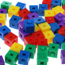 100x 1cm Blocks Building Kit Stacking Cube Puzzles for Kids Educational Toy
