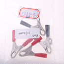2 Red 2 Black 40A Medium Vehicle Car Insulated Battery Test Alligator Clamp