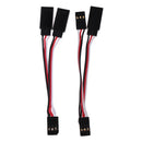 Y Harness 3Pin Wire Cable Male Female 2 in 1 for Futaba JR Servo/ESC Connect