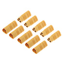 5Pair Golden 3.5mm XT60 Bullet Conenctor Plug for RC Vehicle Model Motor ESC