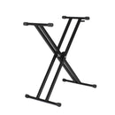 Adjustable Double Braced X Style Keyboard Stand Electronic Piano Organ Rack