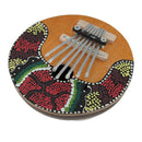 Kalimba Thumb Piano 7 Keys Tunable Coconut Shell Painted Musical Instrument