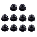 10pcs Black Steel M4 4mm 1/10 RC Vehicle Fastener Nuts Wheel Tires Accessory