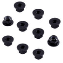 10pcs Black Steel M4 4mm 1/10 RC Vehicle Fastener Nuts Wheel Tires Accessory