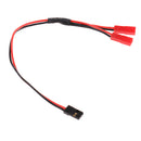 JR 1 Male to JST 2 Female Y Connector Wire Splitter Cable with 23cm Leads