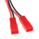 JR 1 Male to JST 2 Female Y Connector Wire Splitter Cable with 23cm Leads