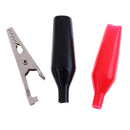 4pcs Metal Crocodile Clamp Alligator Clip Electric Tester w Insulation Cover