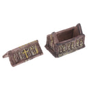 Resin Sand Scenery Building Casket Coffin Model Figurine Miniature for Layout Landscape Scenery Parts