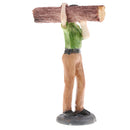 Resin Sand Scenery Woodcutter Timberjack People Model Figurine Miniature for Layout Landscape Scenery Parts