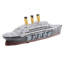 Resin Art Craft Titanic Boat Sculpture Model Layout Statue for Diorama Prop